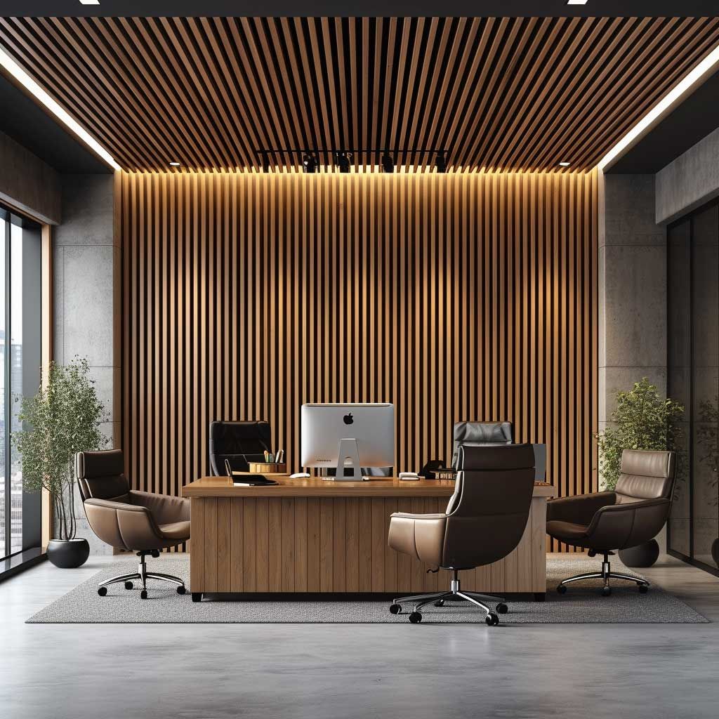 Slat Felt Panel (Ahşap Çıtalı Panel)