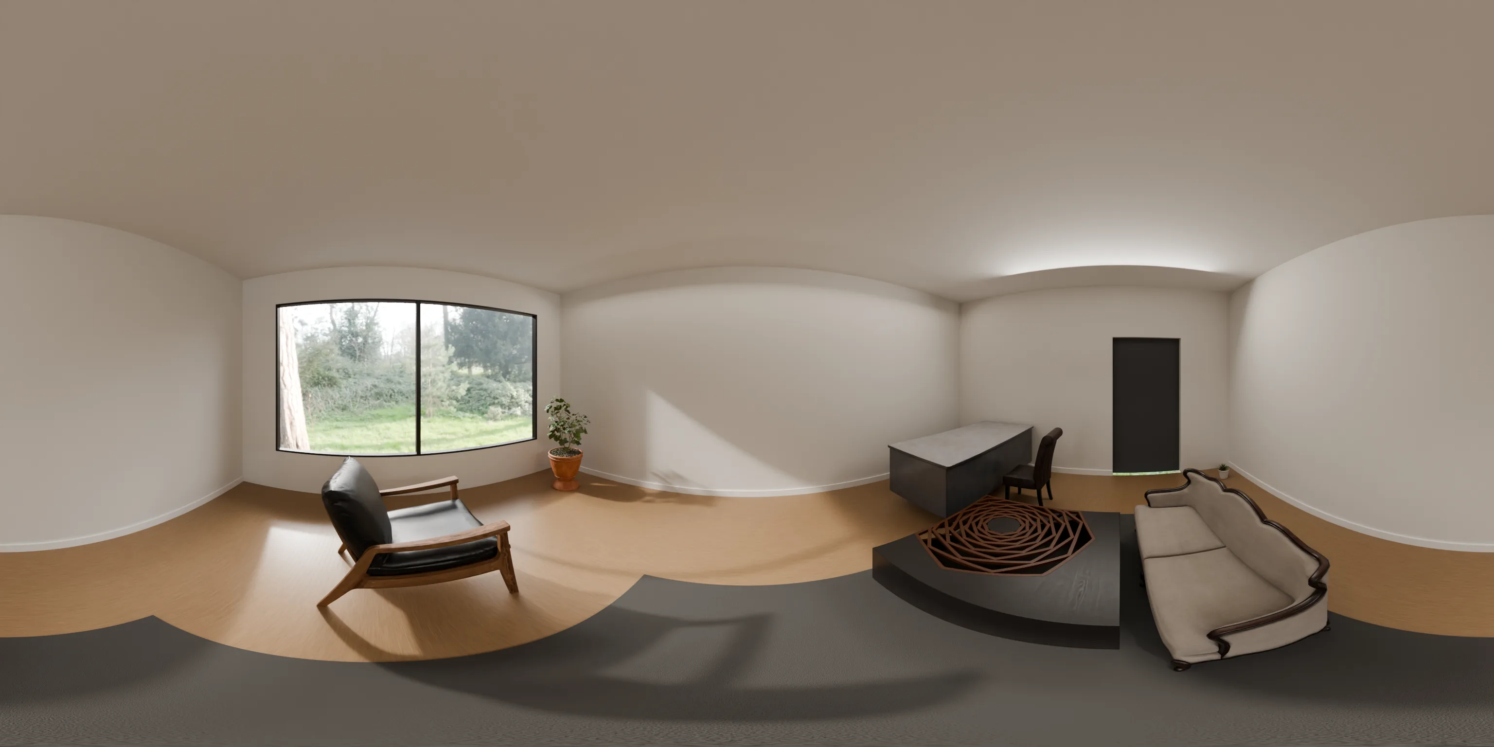 The room the acoustic panels will be placed in